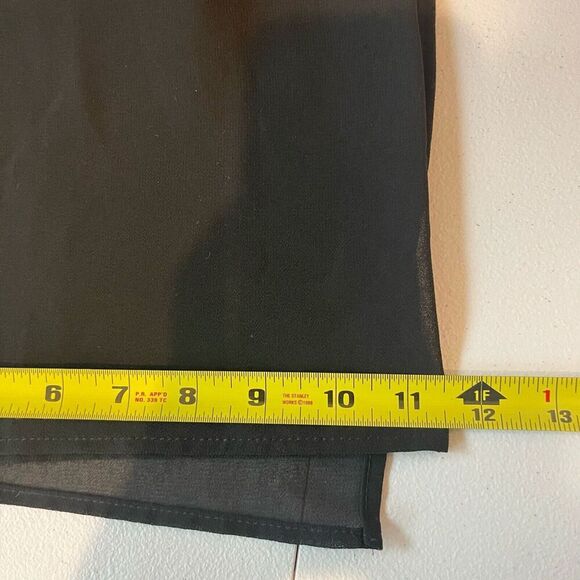 Vintage Sheri Martin Jumpsuit 16 Black Gold Classy Chevron‎ Formal Event - Picture 16 of 16